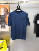 lv 路易威登2025春夏新款男士原单圆领短袖针织毛衣 柜台同步售卖 高端品质爆款 时尚百搭 胸前绣Logo标设计 定制进口天丝棉混纺面料 定制原版辅料 柔软细