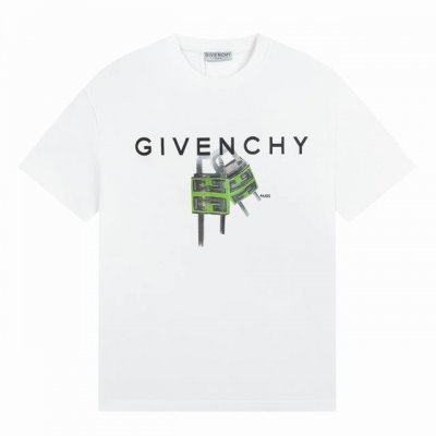 givenchy 纪梵希 早春新款原单男士圆领短袖T恤 专柜同步面料 240克双纱高密度纯棉面料 - 工艺: 整件衣服采用精密压花工艺 - 男女同款均可驾驭 -