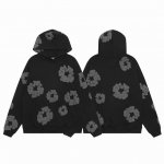 D103# P190 Denim Tears木棉花400克重重磅100%纯棉连帽卫衣帽衫 Color 颜色 : Black 黑色 尺码：S M L Xl