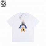 ：170 Loewe 罗意威 2025Ss跳马小人印花绣花短袖T恤 - 采用240克双股双纱百分百棉手感舒适柔软 领口螺纹定染加厚 久穿不变形 三标齐全 专业大