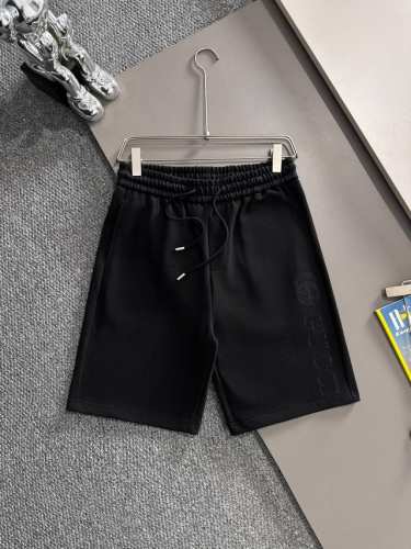 Gucci 古驰 2025新款 轻奢主义 前幅颗粒刺绣Logo 后开袋双G印花 定制三角章Logo 男女日常通勤 穿搭必备 休闲短裤 定制毛圈面料 进口机高密度