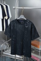 路易 Lv 25Ss早春新款短袖 波纹纹理Lv印花发泡短袖 轻奢主义 男女日常通勤穿搭必备单品 正确版本 欢迎对比 详细特征 320克 %纯棉双纱汗布面料 布匹