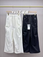 工装裤的天花板 超级好看 Lululemon2025夏季新款女士速干蛋白棉铆钉工装裤 高腰降落伞版型阔腿裤 夏天防晒速干裤 两穿裤脚 直腿塑腿随意切换 非常重工
