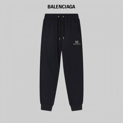 p160 Balenciaga 巴黎世家春夏季新款 两色高品质薄款运动休闲冰丝裤 爽滑舒适抗皱无痕的好裤子 质感柔软 手感微弹 ，清凉冰丝裤 腰部松紧带， 版型