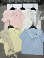 新品上线 款号:26775# #土星刺绣披肩短袖