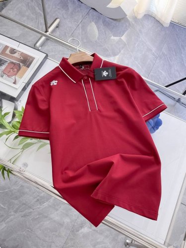 迪桑特25Ss新款春夏短袖翻领T恤Polo，最高版本客供定制高端朱地面料简单时尚款，拼色螺纹超级好看！经典Logo简单大方的款式！满满的高级感，四季可穿。简欧风