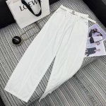 强烈推荐 25年早春夏系列 Loe*新款弯刀牛仔裤 刺绣Logo口袋点缀 搭配定制皮腰带 两色Sml