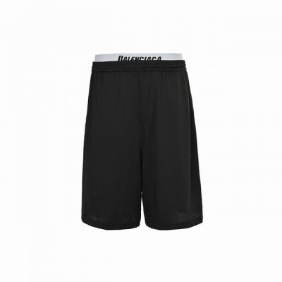 balenciaga 巴黎世家 25Ss 双腰网眼短裤 采用高密度聚酯纤维混纺网眼布，经过特殊编织工艺，确保透气性与结构稳定性，网孔大小经过精密计算，平衡了透风