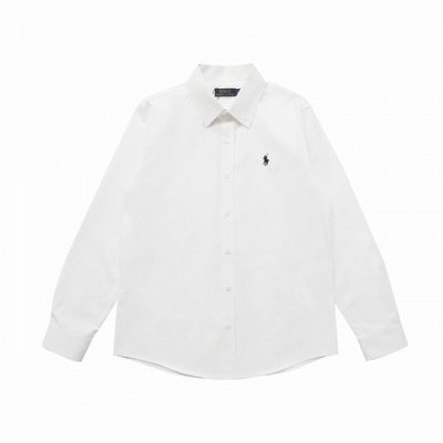 顶级复刻版本 Ralph Lauren 拉夫劳伦 新款刺绣Logo长袖衬衫衬衣 颜色：黑色 白色 藏青色 顶级复刻版本 区别市场通货 辅料: 原版吊牌水洗标 2