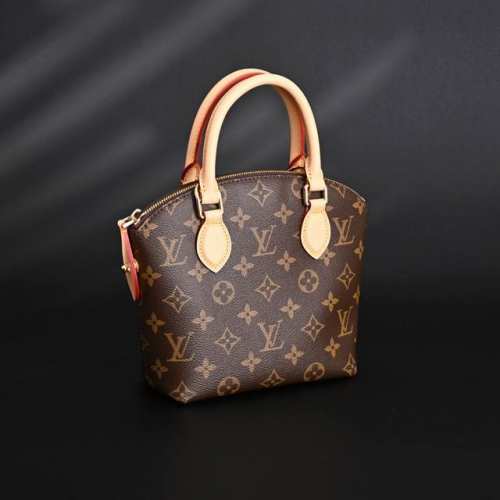 本地自取480 louis Vuitton Lv Lockit Bb 字母徽标单肩斜挎手提包 M12019 顶级原单品质，原版钛钢五金！官网售价￥20,780R