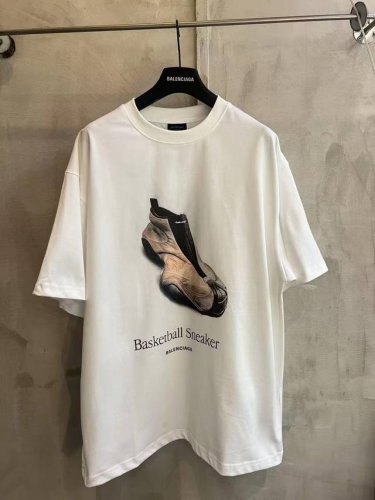 1215# Blcg 25Ss 新款鞋履短袖T恤 白色 码数 1234