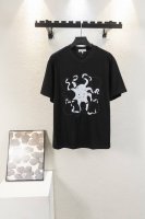顶级版本 款号K465 罗意威2025新款章鱼图案刺绣Logo情侣款短袖T恤 高版本高版本 原版面料 数码直喷印花工艺 网红明星同款 高版本 高 品质 面料采用
