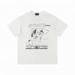 Enfants Riches Deprimes 忧郁的富二代优雅刮胡刀图画直喷短袖 面料采用320G26支双股赛络紧密纺单纱 结构紧密耐磨性好 因为织物品质高