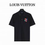 louis Vuitton Lv 路易威登 23Ss 彩标刺绣徽章Polo衫短袖 专用面料 G蜂窝珠地棉，前后立体高密榻榻米绣花，无毛边。定制天然贝壳纽扣，衣服