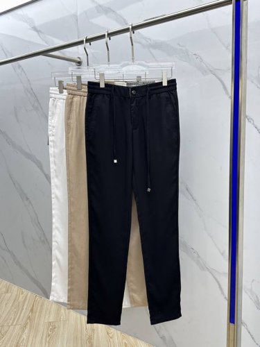 burberry*巴宝莉 2025春夏新品休闲裤西裤，官网同步发售，裤身工艺设计，进口客供辅料，代工厂P出品免检！每个细节做到极致，原版五金配件，潮范十足、上身