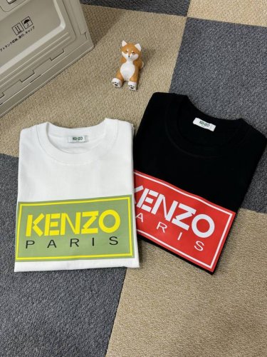 kenzo 高田贤三 25Ss 胸前标识字母印花情侣短袖T恤 小红书热门爆款，明星网红同款穿搭，男女日常通勤穿搭必备单品！ 高品质260克高克重双纱面料，亲肤透