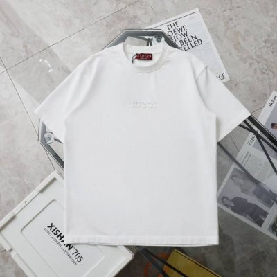 上新 纯原臻品 顶级复刻 Gucci 古驰贴布刺绣休闲圆领短袖T恤 颜色：黑色 白色 墨绿色 购入原版开模打造，全套定制辅料，细节决定成败 -古驰 Gucci