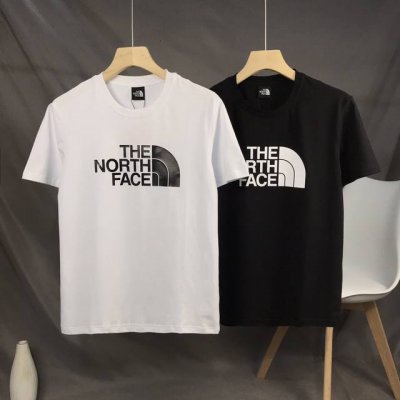 高品质 新款 The North Face 北面 印花情侣款短袖T恤。 前后印花的版型风格，特别定制280克双纱 纯棉面料，柔软舒服，天气暖和起来了就可以单穿啦