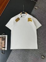Burberry* 巴宝莉* Ss春夏最新款圆领时尚短袖T恤，重克纯棉双纱纯棉面料！贴肤舒适，耐看又好穿，经典Logo设计，原厂工艺一丝不苟，休闲百搭必备款 码