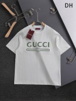 Gucci 古驰 酷奇 Gucci 微宽版型 S-Xl 25Ss Gucci 独家定制 专柜同款 胸前简约双色字母刺绣Logo显得更加靓丽精美工艺圆领款 独家定