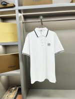 Loewe 罗意威 刺绣新款polo衫 原版面料 官方同款 采用210克纯棉珠地面料，定制 同缸染面料 手感非常舒服爽滑 版型挺阔有型 一线品牌代工厂p出品 进