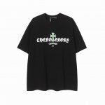 高版本Chrome Hearts克罗心 梵文十字大翅膀发泡印花短袖，面料使用 G高克重全棉双纱面料，纹路清晰可见，质感柔软细腻光滑，垂感十足！有一定厚度 非低廉
