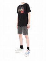 现货： # 春夏新款 品牌：Off-White 束腰款牛仔短裤 颜色：灰色 尺码：Xs-S-M-L 面料：12.5盎司100%纯棉牛仔布，老式牛仔布织法，源自西