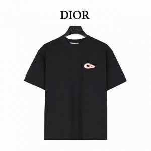 dior 迪奥 25Ss 蛇年限定榻榻米刺绣短袖T恤 原版7400购入 1比1完美还原 原版定制260G全棉布料定染螺纹染色原版一致 t 恤来自 Do And