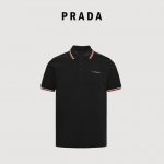 Prada 普拉达 24Ss 经典胸口硅胶饰条Polo短袖 胸前经典硅胶皮标字母Logo，典型精准的英式版型裁剪，各年龄段均可驾驭，满足任何日常生活工作场所穿着