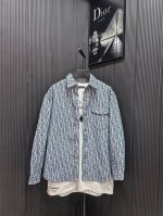 Dior订制牛仔外套 3D印花图案+洗水满印工艺牛仔外套 宽松版型 2025新款情侣款外套 高版本高版本 面料采用原版牛仔提花材质 时尚又个性 超级百搭好看的外