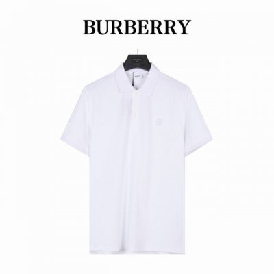 Burberry 巴宝莉 门襟经典胸口标识短袖polo衫 原版品质欢迎比对。经典爆款系列，胸口工艺刺绣Logo图案，整体高级简单大方，面料有韧性、不起球、不易变