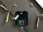 dir*微阔版型M-Xxxl 顶级黑顶级彩色牙刷绣渐变融合字母刺绣短袖，精致工艺专柜面料，顶级元素融合打造，经典短袖3标齐全，潮男时尚，无论是上身舒适度还是都是