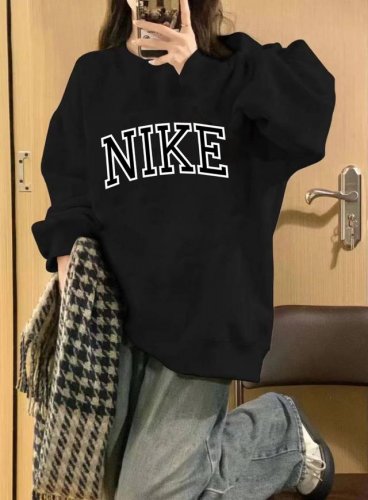 Nike 耐克古着涂鸦做旧复古春季圆领卫衣 原版面料高版本高品质 网红明星同款 优选新疆华棉面料 pu直喷印花Logo工艺 定制定染 手感非常舒服 超级百搭好看