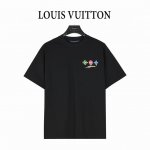 本地自取160 louis Vuitton/路易威登 25Ss 彩绘涂鸦大Logo印花短袖T恤 面料采用高克重260G重精梳棉，定制1:1螺纹，面料舒适亲肤无异