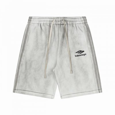 高品质 Balenciaga巴黎25Ss春夏新款短裤炒色系列 独家设计师款 面料采用高克重布料 精选棉感面料 手感柔软细腻 亲和肌肤 松紧裤腰穿脱更便捷 侧面织