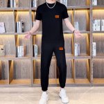 直 Hermes爱马仕 胖子福音 2025官网同款.世界知名奢侈品牌.夏季男士 双丝光 高品质货套装 采用进口原单面料 ，当季时尚潮流款，百搭爆款。简洁大方，精