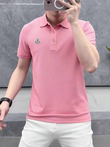 moncler 蒙口 高级质感 冷感速干透气 有弹力 夏季男商务休闲100%冰丝短袖polo衫 新升级 品质再续 冷感冰丝科技面料 去年没买到的朋友今年别错过了