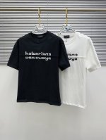 市场有仿版认准工艺和面料 25Ss巴黎家纯棉最新面料 最高版本 胸前字母Abl重工贴布刺绣工艺！经典标识图案Logo时尚简约潮流短袖，最顶级的品质专柜原单短袖，