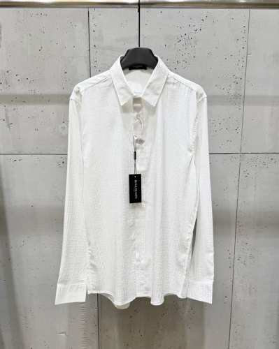 cheny 25春夏新款 Balmain巴尔曼 满印经典Logo字母 高品质长袖衬衫 黑色 白色 香槟色 码数：M-3Xl
