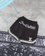 款M252 Lv短裤 Louls Vulttovlv路易威登大Logo刺绣织带短裤 全网独家首发 进口百灵达专机万针刺绣 效果饱满 立体清晰 无毛边 不跳针 重