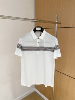 巴宝莉、2025夏季新款Polo短袖 六角珠地棉 透气舒适度高，手感细腻柔软，亲肤舒适 码数：M-3Xl