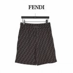fendi 芬迪 满印双F老花元素短裤 低调奢华 Fd经典元素 上身休闲舒适 衣身同色无色差 工费昂贵 经典满幅Logo匹布工艺 全部需要织上去 工艺成本极高