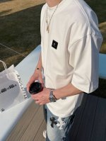 p250Loro Piana 2025春夏新款首发专柜最新款短袖圆领T恤 官网同款 高端订制 设计前卫时尚！品牌Logo重工艺设计 高端定纯棉面料.手感柔软.穿