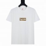s200P80 灭世纵横 Supreme 24Ss 上海限定 豹纹Box Logo印花短袖T恤 拒绝看图做货 拒绝拿错误版本对比 采用圆筒无缝工艺（原版工艺 衣