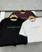 bc印花Logo丝光棉T恤