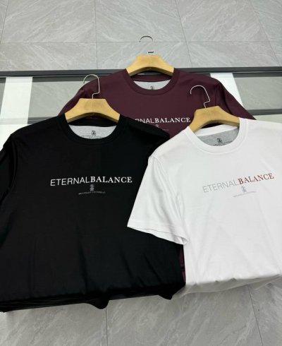 bc印花Logo丝光棉T恤