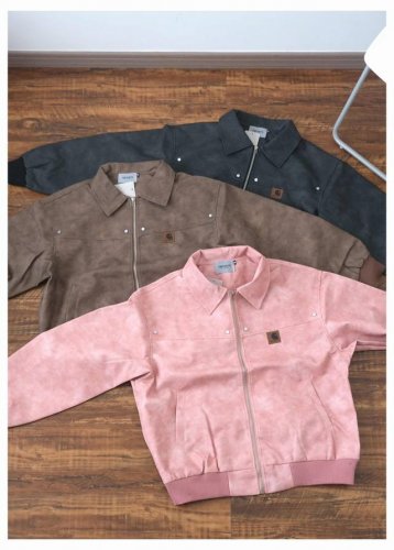 款号271 Carhartt 24Fw 卡哈特春季美拉德美式复古皮衣外套 满满的Cleanfit高级感 有点美式复古内味 每个颜色都是经典耐穿 怎么搭配都不会腻