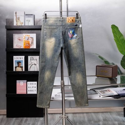 供 Lv 路易威登 驴家最新超柔牛仔裤 驴家顶级用料超柔高棉水洗牛仔面料每一件水洗费用高达常规工艺三倍之多 触感极致细腻 质感非常好 全身简约大气设计 裤子后口