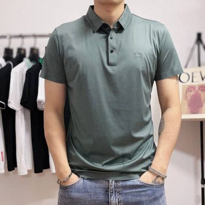 巴宝莉 新品上市！2025夏季新款Logo男士翻领Polo衫！经典休闲商务男款，高端男装的天花板级别的商务男款！简约时尚大气不失优雅，单穿内搭体面过人，品质控