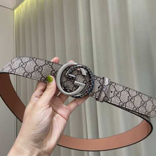 上新～Gucci这条皮带太绝了 宝子们，Gucci家这条皮带必须怒推！ 经典Gg图案帆布材质，复古韵味十足，标志性元素辨识度超高。双G金属扣头，质感无敌，精致工